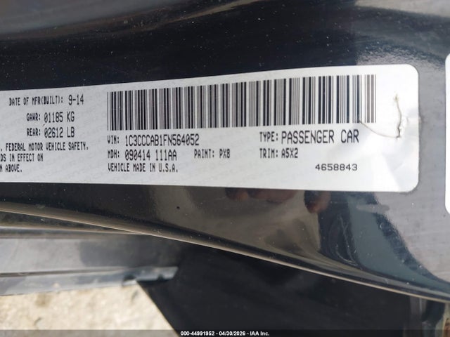Продаж на аукціоні авто 2015 Chrysler 200 Limited, vin: 1C3CCCAB1FN564052, номер лоту: 44991952