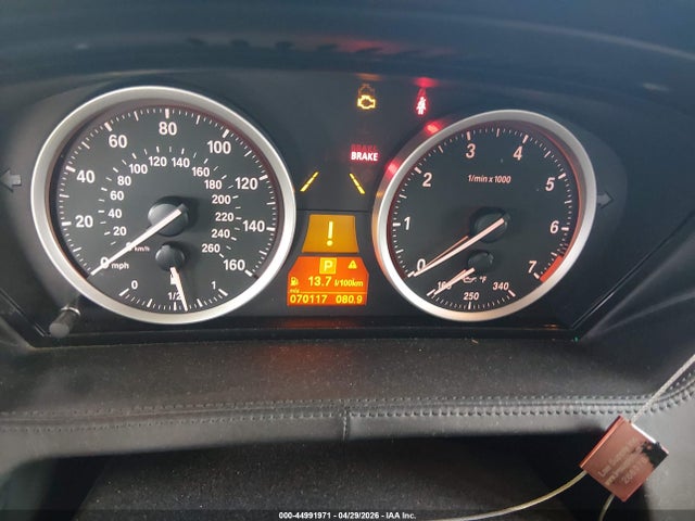 2010 Bmw 650i მანქანა იყიდება აუქციონზე, vin: WBAEB5C50AC225830, აუქციონის ნომერი: 44991971