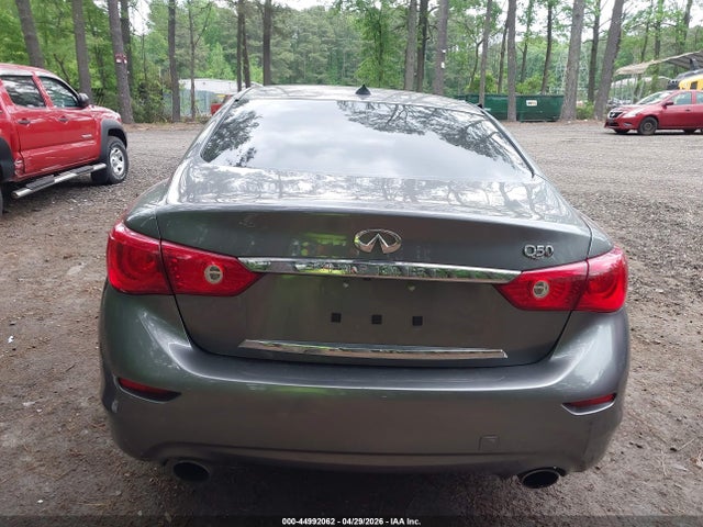 44992062 :رقم المزاد ، JN1BV7AR7FM414154 vin ، 2015 Infiniti Q50 مزاد بيع