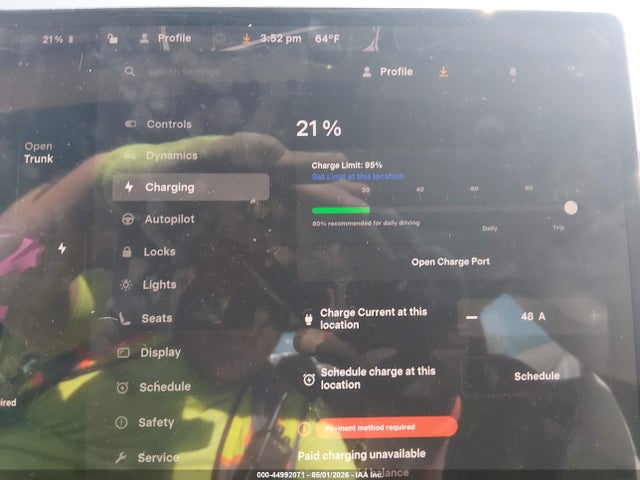 44992071 :رقم المزاد ، 5YJ3E1EAXSF979598 vin ، 2025 Tesla Model 3 Long Range Rear-wheel Drive/standard Rear-wheel Drive مزاد بيع