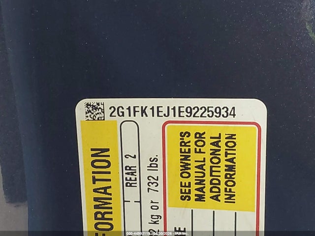 2G1FK1EJ1E9225934 Chevrolet CAMARO 2SS