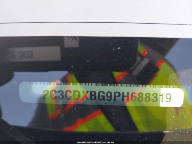 44992169 :رقم المزاد ، 2C3CDXBG9PH688319 vin ، 2023 Dodge Charger Sxt مزاد بيع