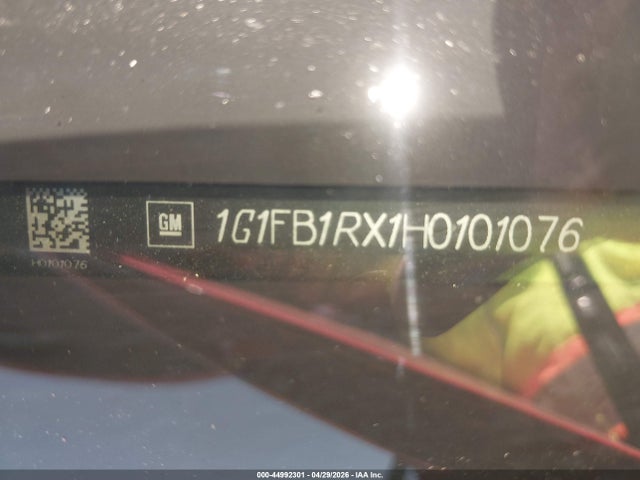 Продаж на аукціоні авто 2017 Chevrolet Camaro 1lt, vin: 1G1FB1RX1H0101076, номер лоту: 44992301