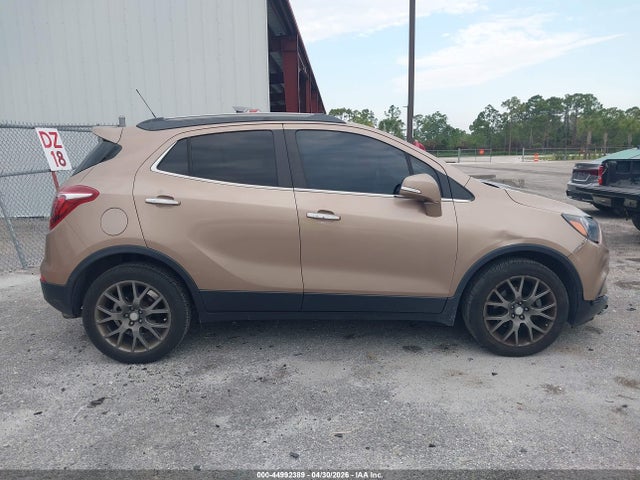 2019 Buick Encore Fwd Sport Touring მანქანა იყიდება აუქციონზე, vin: KL4CJ1SB4KB792685, აუქციონის ნომერი: 44992389