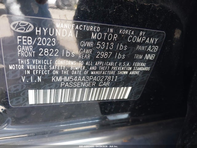 KMHM54AA3PA027811 Hyundai Ioniq 6 Limited