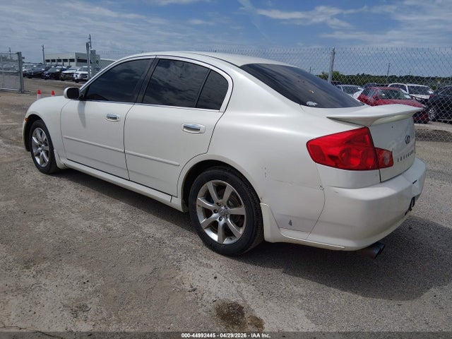 2006 Infiniti G35x მანქანა იყიდება აუქციონზე, vin: JNKCV51F36M607993, აუქციონის ნომერი: 44992445
