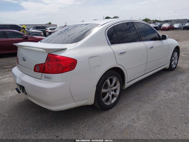 2006 Infiniti G35x მანქანა იყიდება აუქციონზე, vin: JNKCV51F36M607993, აუქციონის ნომერი: 44992445