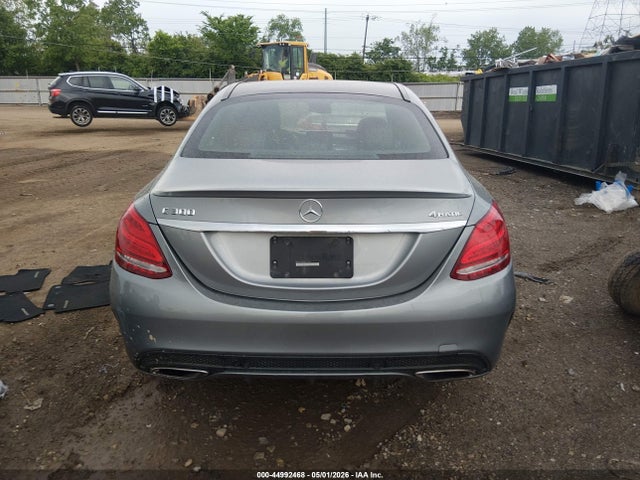 44992468 :رقم المزاد ، 55SWF4KB2GU126983 vin ، 2016 Mercedes-benz C 300 Sport 4matic مزاد بيع