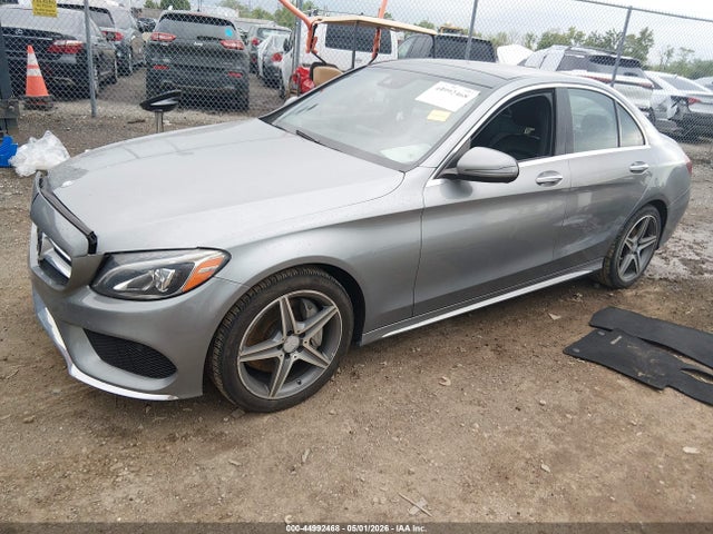 44992468 :رقم المزاد ، 55SWF4KB2GU126983 vin ، 2016 Mercedes-benz C 300 Sport 4matic مزاد بيع