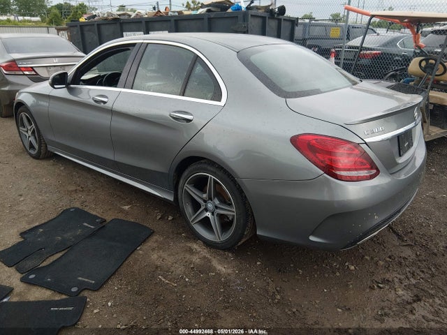44992468 :رقم المزاد ، 55SWF4KB2GU126983 vin ، 2016 Mercedes-benz C 300 Sport 4matic مزاد بيع