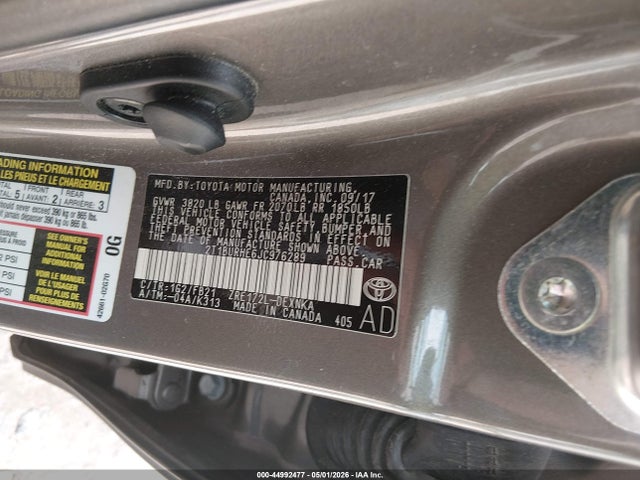 44992477 :رقم المزاد ، 2T1BURHE6JC976289 vin ، 2018 Toyota Corolla Le مزاد بيع