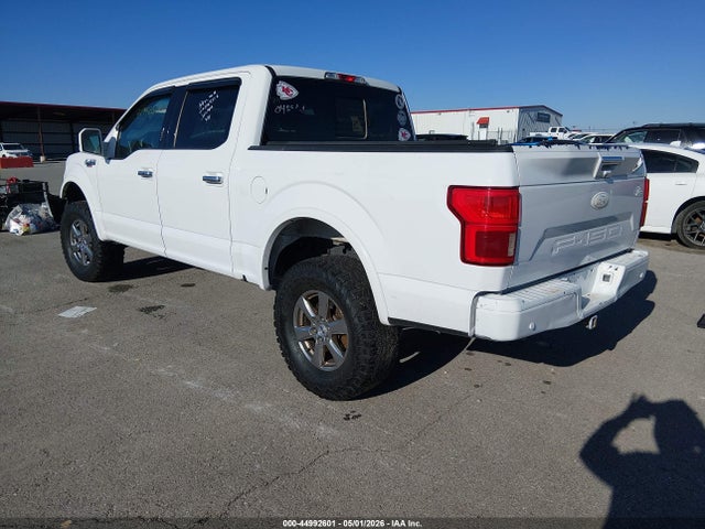 44992601 :رقم المزاد ، 1FTEW1E58JKE57207 vin ، 2018 Ford F-150 Lariat مزاد بيع