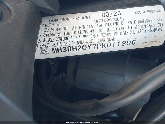 Yamaha Mt-03 2023 MH3RH20Y7PK011806 Image 10