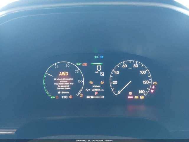 2025 Honda Cr-v Hybrid Sport Touring მანქანა იყიდება აუქციონზე, vin: 5J6RS6H92SL022522, აუქციონის ნომერი: 44992721