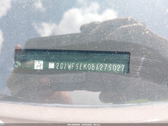 Aukcja sprzedaży 2011 Chevrolet Impala Ls, vin: 2G1WF5EK0B1275027, numer aukcji: 44992989