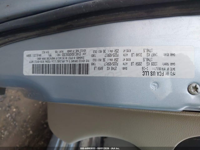 Продажа на аукционе авто 2016 Chrysler Town & Country Touring, vin: 2C4RC1BGXGR281352, номер лота: 44993033