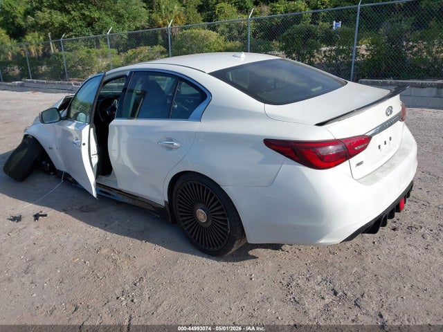 44993074 :رقم المزاد ، JN1EV7AR0JM441573 vin ، 2018 Infiniti Q50 3.0t Luxe مزاد بيع