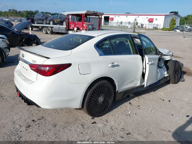 44993074 :رقم المزاد ، JN1EV7AR0JM441573 vin ، 2018 Infiniti Q50 3.0t Luxe مزاد بيع