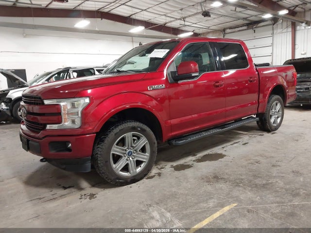 2019 Ford F-150 Lariat მანქანა იყიდება აუქციონზე, vin: 1FTEW1E56KFC58215, აუქციონის ნომერი: 44993129