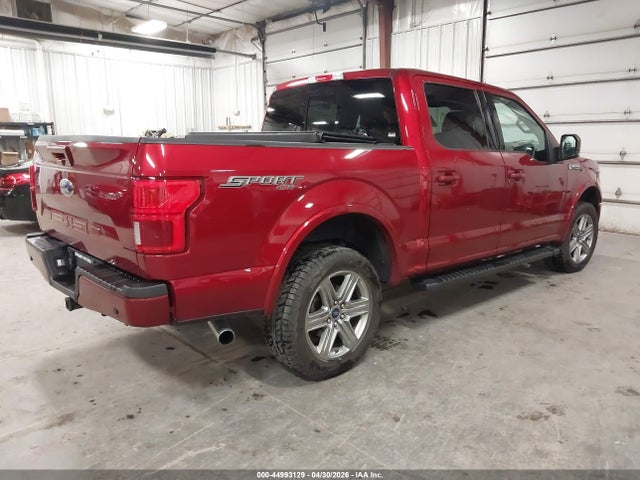 2019 Ford F-150 Lariat მანქანა იყიდება აუქციონზე, vin: 1FTEW1E56KFC58215, აუქციონის ნომერი: 44993129