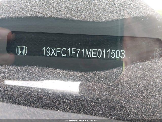 Aukcja sprzedaży 2021 Honda Civic Ex-l, vin: 19XFC1F71ME011503, numer aukcji: 44993138