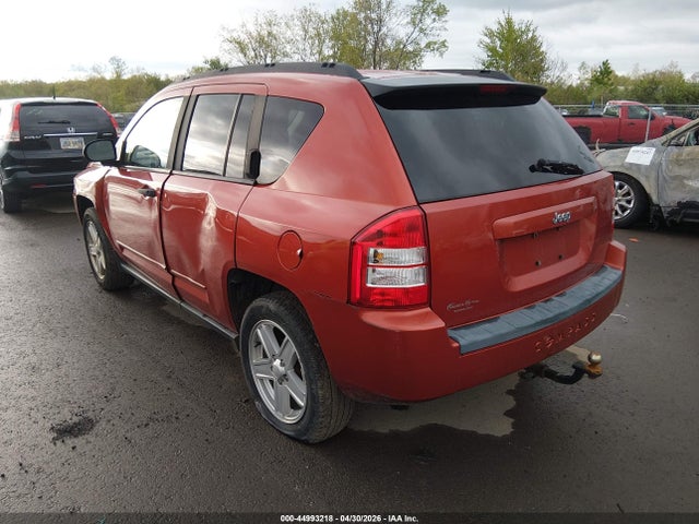 2008 Jeep Compass Sport მანქანა იყიდება აუქციონზე, vin: 1J8FT47W28D783712, აუქციონის ნომერი: 44993218
