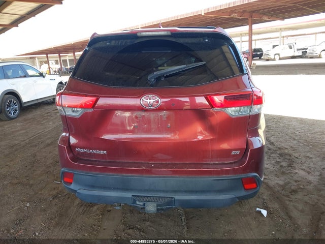 Aukcja sprzedaży 2017 Toyota Highlander Se, vin: 5TDKZRFH8HS508824, numer aukcji: 44993275