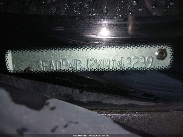 Aukcja sprzedaży 2019 Ford Fiesta Se, vin: 3FADP4BJ2KM143239, numer aukcji: 44993280