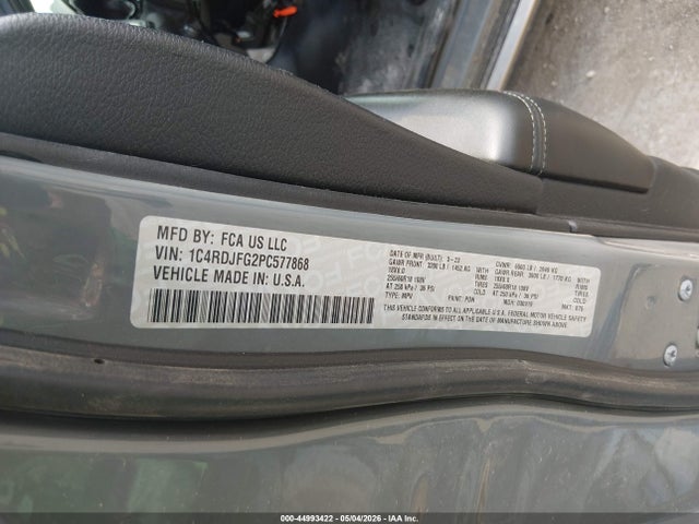 Aukcja sprzedaży 2023 Dodge Durango Pursuit Awd, vin: 1C4RDJFG2PC577868, numer aukcji: 44993422