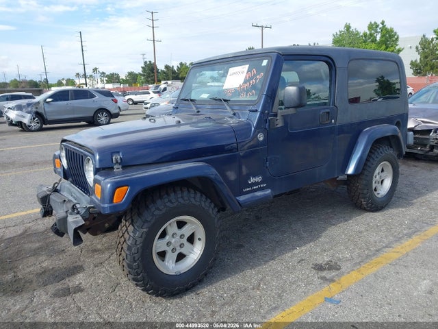 2006 Jeep Wrangler Unlimited მანქანა იყიდება აუქციონზე, vin: 1J4FA44S16P772012, აუქციონის ნომერი: 44993530