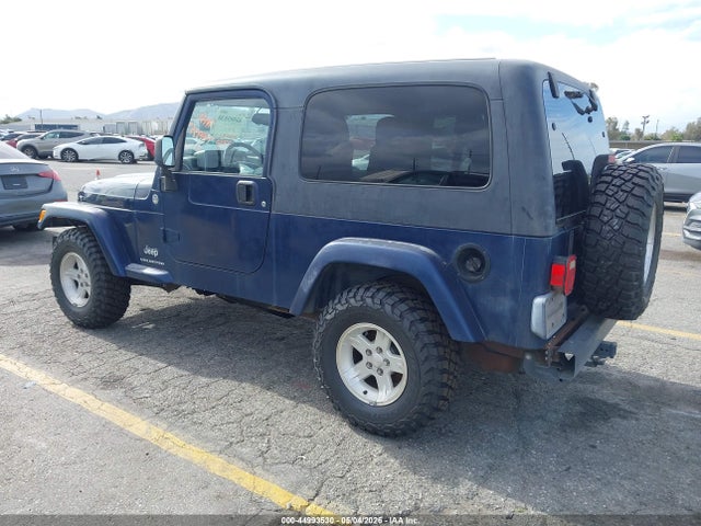 2006 Jeep Wrangler Unlimited მანქანა იყიდება აუქციონზე, vin: 1J4FA44S16P772012, აუქციონის ნომერი: 44993530