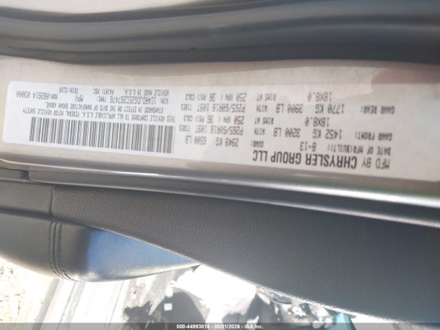 Aukcja sprzedaży 2014 Dodge Durango Limited, vin: 1C4RDJDG2EC267476, numer aukcji: 44993814