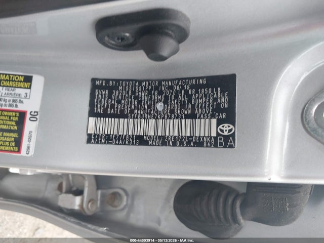 5YFBURHE7KP878731 Toyota COROLLA LE