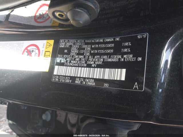 Aukcja sprzedaży 2017 Lexus Rx 350, vin: 2T2BZMCA4HC123498, numer aukcji: 44993970