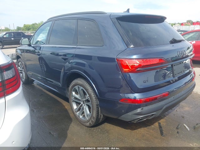2025 Audi Q7 Premium Plus 45 Tfsi Quattro Tiptronic მანქანა იყიდება აუქციონზე, vin: WA1LCBF72SD014993, აუქციონის ნომერი: 44994316