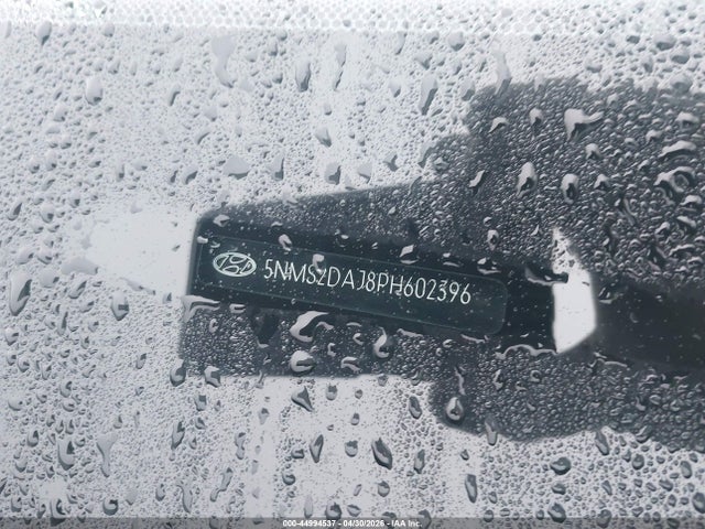 44994537 :رقم المزاد ، 5NMS2DAJ8PH602396 vin ، 2023 Hyundai Santa Fe Sel مزاد بيع