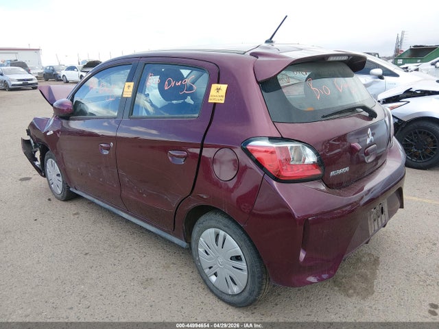 Продаж на аукціоні авто 2024 Mitsubishi Mirage Es/le, vin: ML32AUHJ6RH031376, номер лоту: 44994654