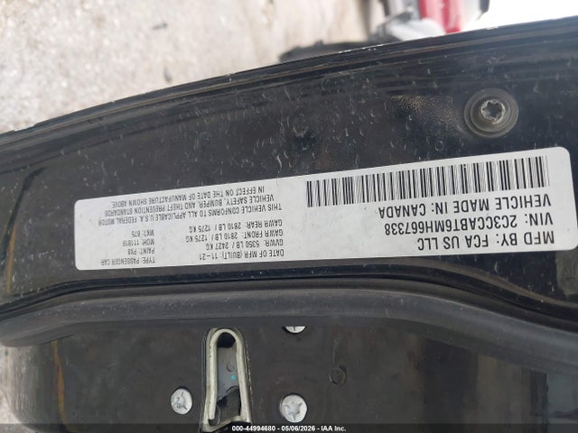 Aukcja sprzedaży 2021 Chrysler 300 300s, vin: 2C3CCABT6MH667338, numer aukcji: 44994680