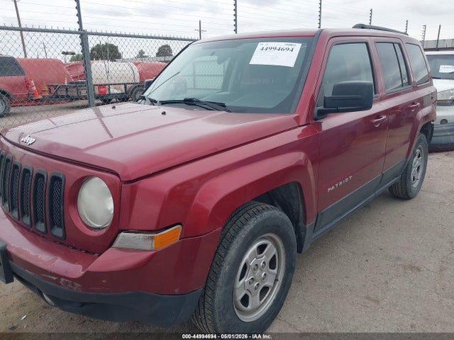2014 Jeep Patriot Sport მანქანა იყიდება აუქციონზე, vin: 1C4NJPBA1ED842833, აუქციონის ნომერი: 44994694