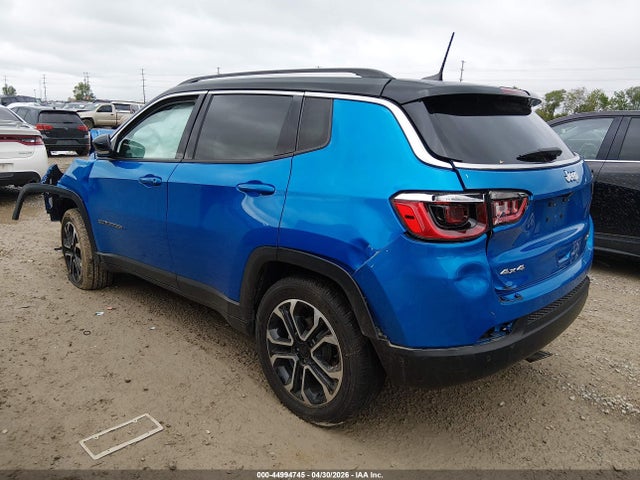 2022 Jeep Compass Limited 4x4 მანქანა იყიდება აუქციონზე, vin: 3C4NJDCBXNT105789, აუქციონის ნომერი: 44994745