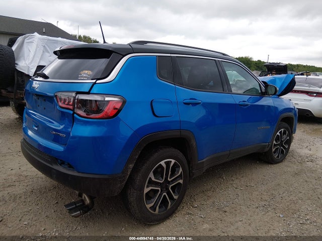2022 Jeep Compass Limited 4x4 მანქანა იყიდება აუქციონზე, vin: 3C4NJDCBXNT105789, აუქციონის ნომერი: 44994745