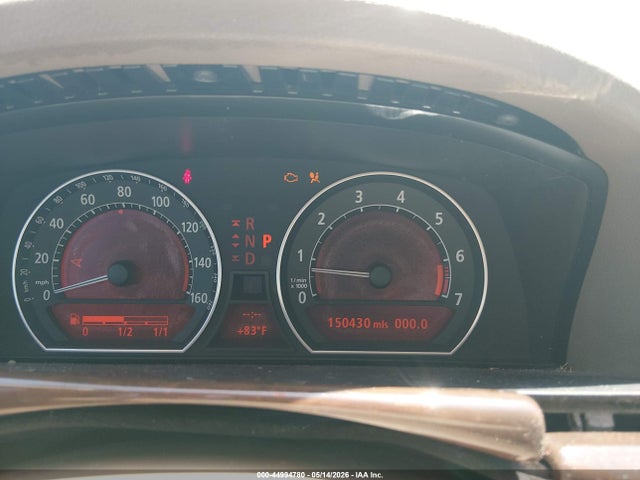 44994780 :رقم المزاد ، WBAHN83558DT78374 vin ، 2008 Bmw 750li مزاد بيع