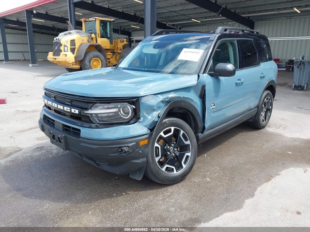 Aukcja sprzedaży 2023 Ford Bronco Sport Outer Banks, vin: 3FMCR9C6XPRD99206, numer aukcji: 44994952
