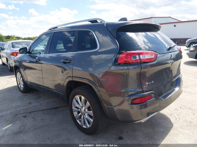 2018 Jeep Cherokee Overland 4x4 მანქანა იყიდება აუქციონზე, vin: 1C4PJMJX4JD594567, აუქციონის ნომერი: 44995037