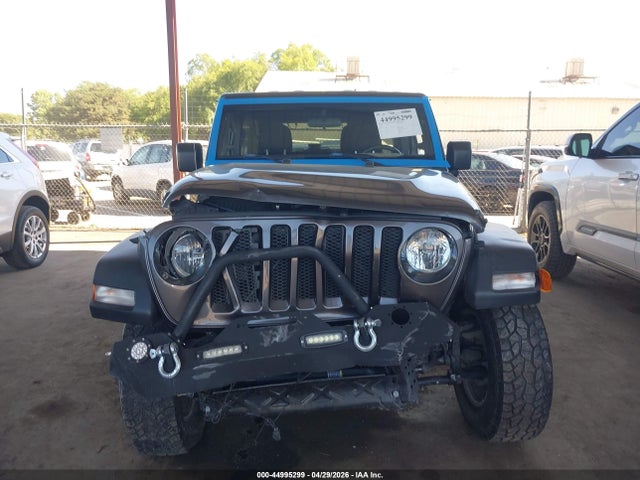 2020 Jeep Wrangler Unlimited Sport S 4x4 მანქანა იყიდება აუქციონზე, vin: 1c4hjxdg3Lw267523, აუქციონის ნომერი: 44995299