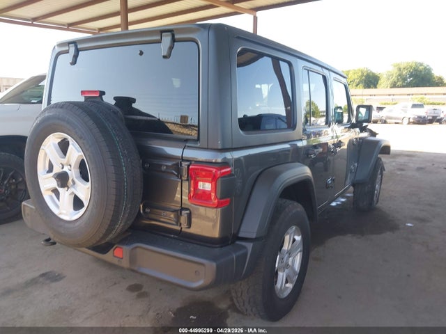 2020 Jeep Wrangler Unlimited Sport S 4x4 მანქანა იყიდება აუქციონზე, vin: 1c4hjxdg3Lw267523, აუქციონის ნომერი: 44995299