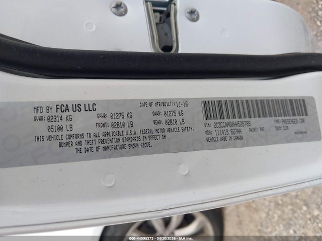 2C3CCAAG0HH526789 Chrysler 300 Limited