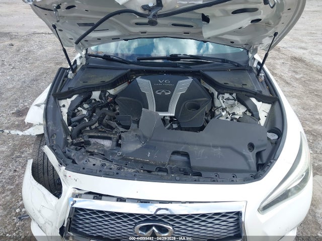 2016 Infiniti Q50 3.0t Premium მანქანა იყიდება აუქციონზე, vin: JN1EV7AP5GM306399, აუქციონის ნომერი: 44995492