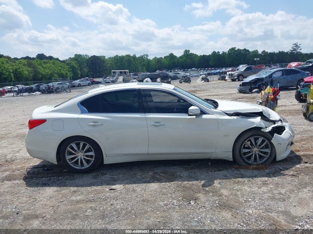 2016 Infiniti Q50 3.0t Premium მანქანა იყიდება აუქციონზე, vin: JN1EV7AP5GM306399, აუქციონის ნომერი: 44995492