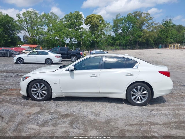 2016 Infiniti Q50 3.0t Premium მანქანა იყიდება აუქციონზე, vin: JN1EV7AP5GM306399, აუქციონის ნომერი: 44995492